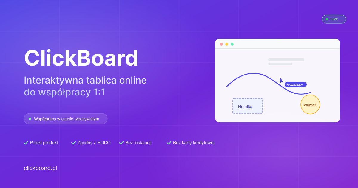 clickboard.pl — Interaktywna tablica online